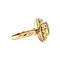 vintage Gouden vintage ring met camee 14 kt