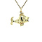 vintage Golden vintage fish pendant 14 kt