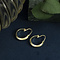vintage Gold vintage smooth hoop earrings 14 kt