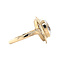 vintage Gouden vintage ring met topaas 14 kt