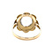 vintage Gold vintage ring with topaz 14 kt