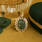 vintage Gold vintage ring with jade 14 kt