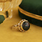 vintage Gold vintage ring with bloodstone 14 kt