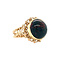 vintage Gold vintage ring with bloodstone 14 kt