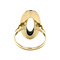 vintage Gold vintage ring with aquamarine 14 kt