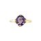 vintage Vintage ring with amethyst 12 kt