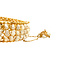 vintage Gold vintage bangle with pearl 20 kt