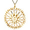 vintage Gold vintage pendant with pearl 20 kt