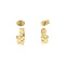 vintage Gold vintage stud earrings 14 kt