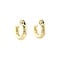 vintage Gold vintage smooth hoop earrings 14 kt