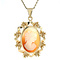 vintage Golden vintage pendant with cameo 14 kt