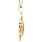 vintage Gouden vintage hanger met camee 14 kt