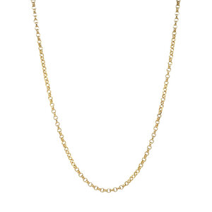 Gouden jasseron collier 14 kt