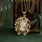 vintage Gold vintage jasseron necklace 14 kt