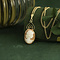 vintage Gouden vintage gourmet collier 14 kt