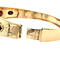vintage Gouden vintage bangle met granaat 14 kt