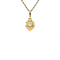 vintage Gold vintage heart pendant 18 kt