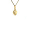 vintage Gold vintage heart pendant 18 kt