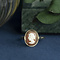 vintage Gold vintage ring with cameo 14 kt