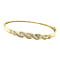 vintage Vintage bangle met diamant 10 kt