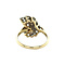 vintage Gouden vintage ring met diamant 14 kt