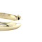 vintage Witgouden vintage gladde bangle 14 kt