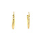 vintage Gold vintage smooth earrings 18 kt