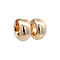 vintage Rose-gold vintage smooth earrings 14 kt