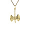 vintage Vintage labrys axe pendant 12 kt