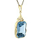 vintage Gold vintage pendant with spinel 14 kt