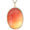 vintage Gold vintage pendant with cameo 14 kt