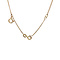 vintage Gouden vintage gourmet collier 14 kt