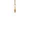 vintage Gouden vintage fles hanger 14 kt