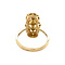 vintage Gouden vintage prinsessen ring met diamant 14 kt