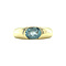 vintage Gold vintage ring with topaz 14 kt