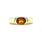 vintage Golden vintage ring with citrine 14 kt