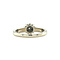 vintage Witgouden vintage entourage ring met diamant 14 kt
