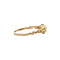 vintage Gouden vintage roos ring 14 kt
