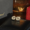 vintage White gold vintage Chopard Happy Diamonds stud earrings with diamond 18 kt