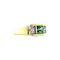 vintage Gold vintage ring with tourmaline and diamond 14 kt