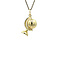vintage Golden vintage globe pendant 14 kt