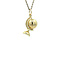 vintage Golden vintage globe pendant 14 kt