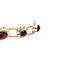 vintage Gold vintage booties bracelet with garnet 14 kt
