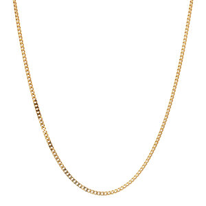 Gold gourmet necklace 14 kt