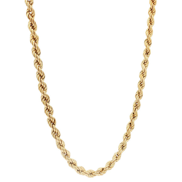 vintage Gold vintage cord necklace 14 kt