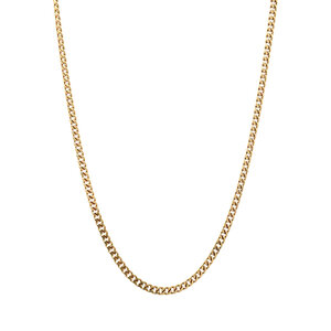 Gold gourmet necklace 14 kt