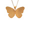 vintage Golden vintage butterfly pendant 14 kt