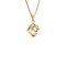 vintage Gold vintage pendant with pearl 14 kt