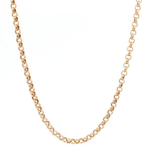 Gouden jasseron collier 14 kt