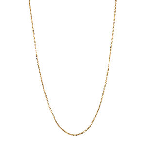 Gold anchor necklace 14 kt